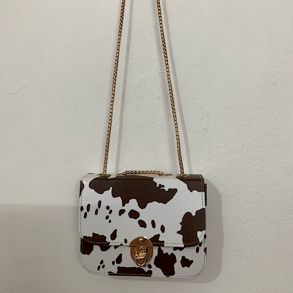 Cow Print Sling Bag